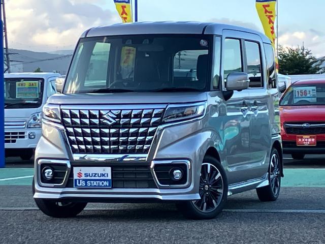 スペーシア　カスタム　４ＷＤ(スズキ) ＨＹＢＲＩＤ　ＸＳ　３型　４ＷＤ　全方位 中古車画像