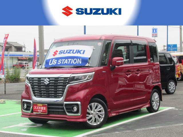 スペーシア　カスタム　４ＷＤ(スズキ) スズキセーフティサポート装着車　ナビ　バ 中古車画像