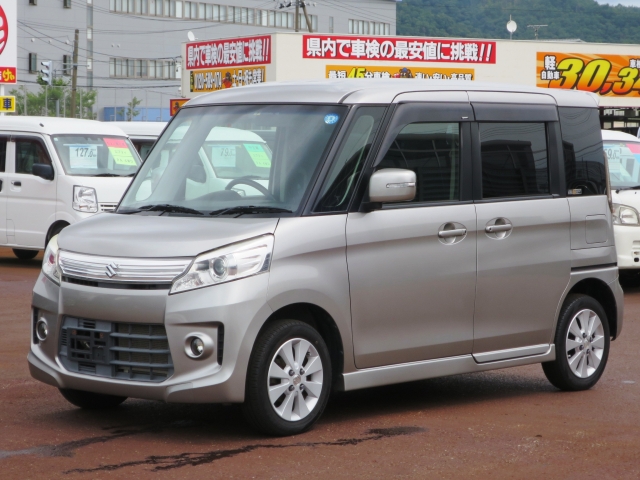 スペーシア　カスタム　４ＷＤ　ＸＳ電動スライド　ＰＵＳＨ　オートＡＣ