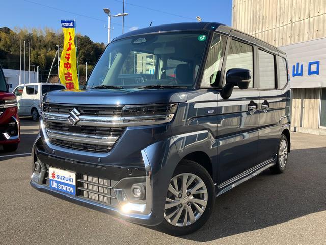 スペーシア　カスタム　ＨＹＢＲＩＤ　ＧＳ　試乗車アップ　前後ブ