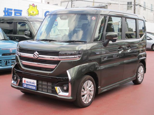 スペーシア　カスタム　カスタム　ＨＹＢＲＩＤ　ＧＳ　左側電動ス