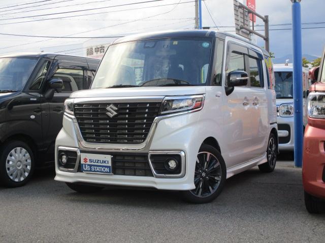 スペーシア　カスタム　４ＷＤ　カスタム　ＨＹＢＲＩＤ　ＸＳターボ　ナビ