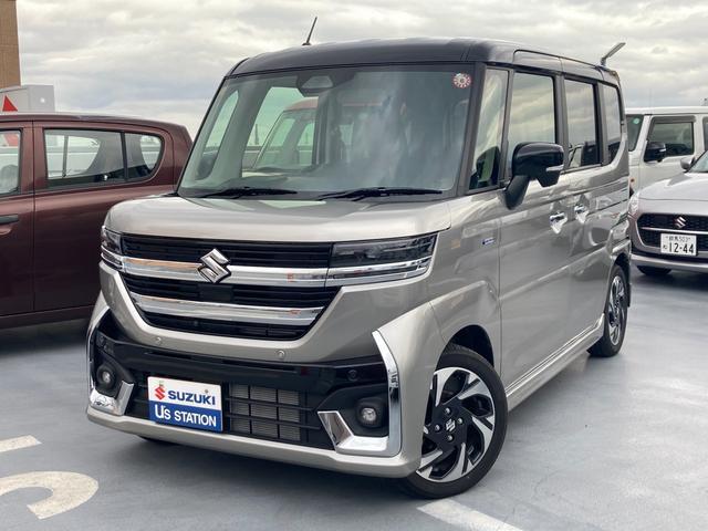 スペーシア　カスタム　ＨＹＢＲＩＤ　ＸＳ　全方位モニターナビ　