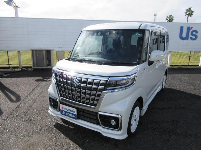 スペーシア　カスタム　カスタムＨＹＢＲＩＤ　ＧＳ３型２ＷＤ　Ｃ