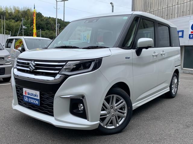 ソリオ　ＨＹＢＲＩＤ　ＭＺ　試乗車アップ　前後ブ