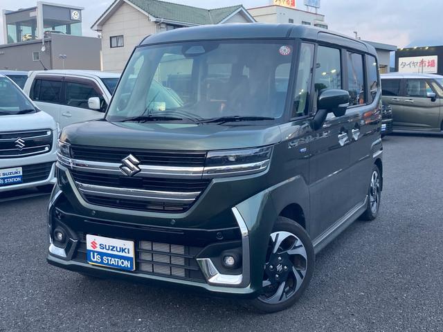 スペーシア　カスタム　カスタム　ＨＹＢＲＩＤ　ＸＳ　全方位ナビ