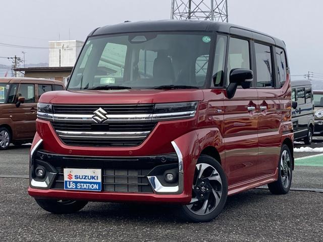 スペーシア　カスタム　ＨＹＢＲＩＤ　ＸＳターボ　ステアリングヒ
