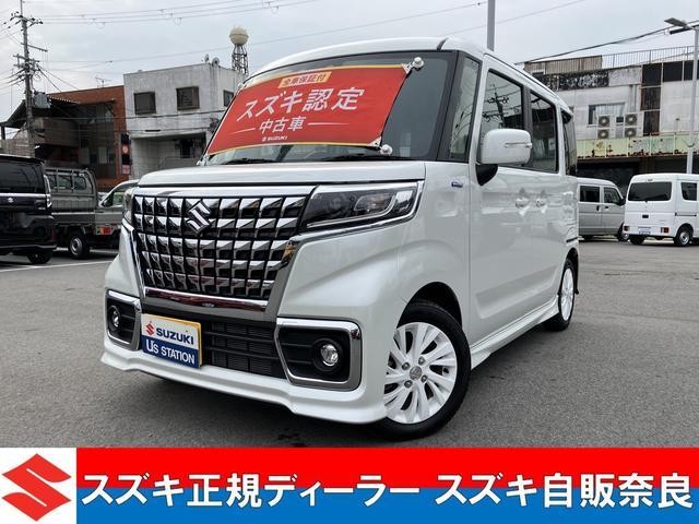 スペーシア　カスタム　４ＷＤ　カスタム　ＨＹＢＲＩＤ　ＧＳ　３型　衝突