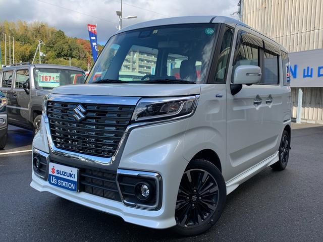 スペーシア　カスタム　ＨＹＢＲＩＤ　ＸＳ　前後ブレーキサポート