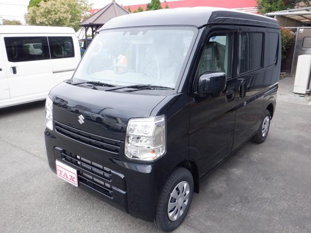 エブリイバン　ＰＣ　届出済未使用車　レーダーブレーキサ