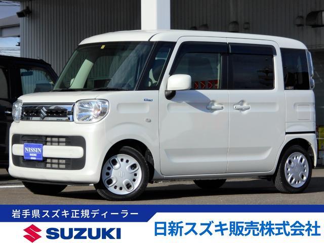 スペーシア　４ＷＤ　ＨＹＢＲＩＤ　Ｘ　４ＷＤ　純正ナビ　両側
