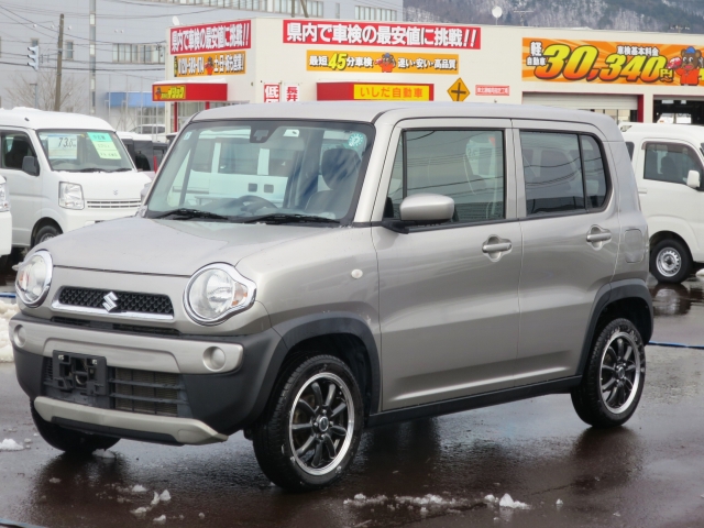 ハスラー　４ＷＤ　Ｇターボ　ナビ　ＰＵＳＨ　ＥＴＣ