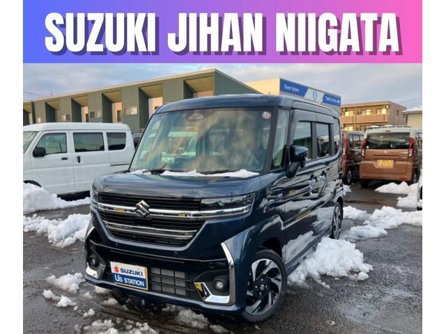 スペーシア　カスタム　４ＷＤ　ＨＹＢＲＩＤ　ＸＳ　★純正ナビ　全方位カ