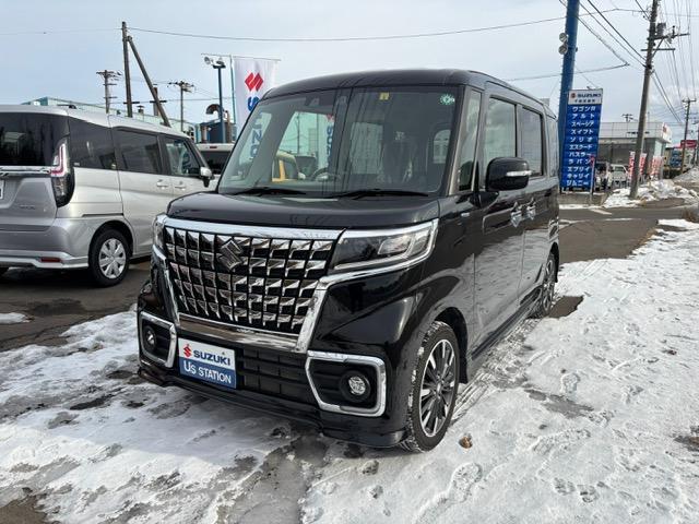 スペーシア　カスタム　４ＷＤ　ハイブリッドＸＳターボ　３型　４ＷＤ　☆