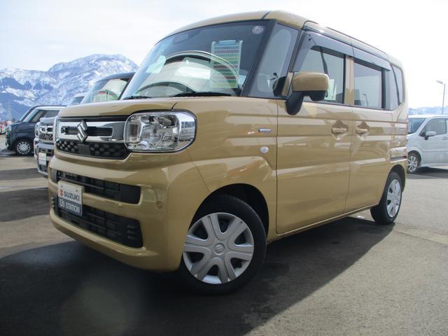 スペーシア　４ＷＤ　ＨＹＢＲＩＤ　Ｘ　４ＷＤ前後被害軽減ブレ