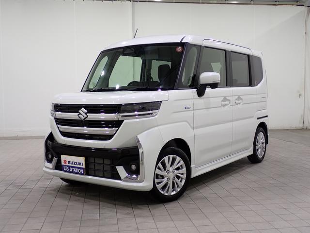 スペーシア　カスタム　カスタム　ＨＹＢＲＩＤ　ＧＳ　全方位モニ