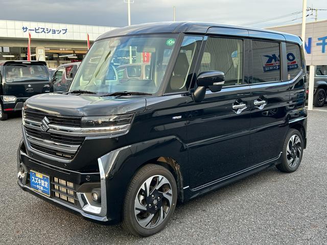 スペーシア　カスタム　カスタム　ＨＹＢＲＩＤ　ＸＳ　元代車　フ