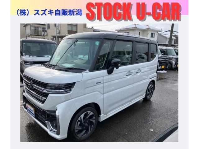 スペーシア　カスタム　４ＷＤ　ＨＹＢＲＩＤ　ＸＳターボ　★全方位カメラ