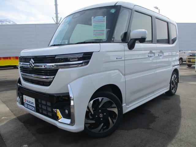 スペーシア　カスタム　４ＷＤ　ＨＹＢＲＩＤ　ＸＳターボ４ＷＤ前後被害軽