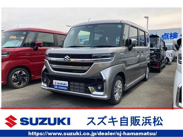 スペーシア　カスタム　ＨＹＢＲＩＤ　ＧＳ　全方位モニターナビ　