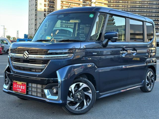 スペーシア　カスタム　カスタム　ＨＹＢＲＩＤ　ＸＳ　全方位モニ