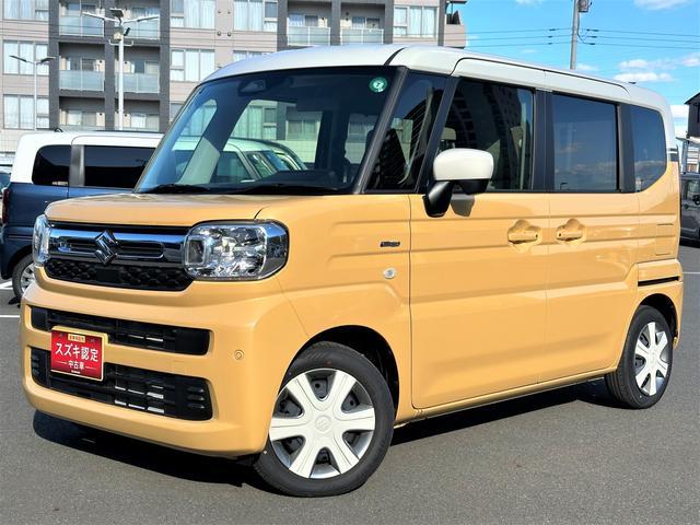 スペーシア　ＨＹＢＲＩＤ　Ｘ　２トーンルーフ　低速時