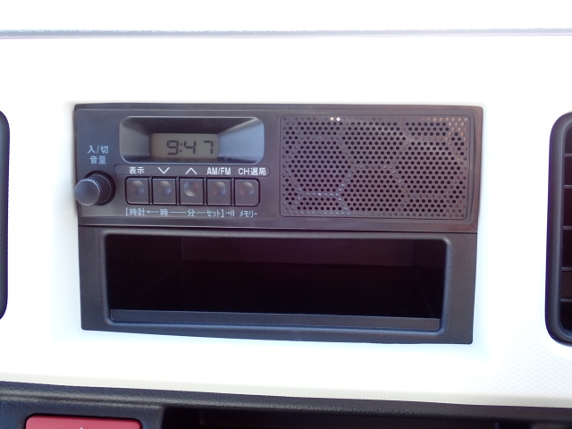 ラジオが付いてます。