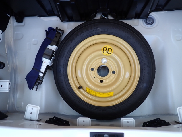 スペアタイヤが装備しています