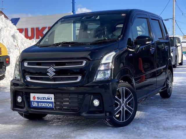 ワゴンＲ　スティングレー　４ＷＤ　ハイブリッドＴ　４型　４ＷＤ　☆純正ワイ