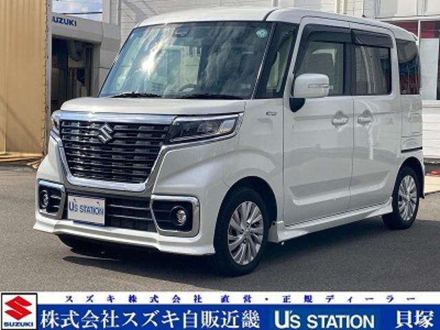 スペーシア　カスタム　カスタム　ＨＹＢＲＩＤ　ＧＳ　ナビ／ＥＴ