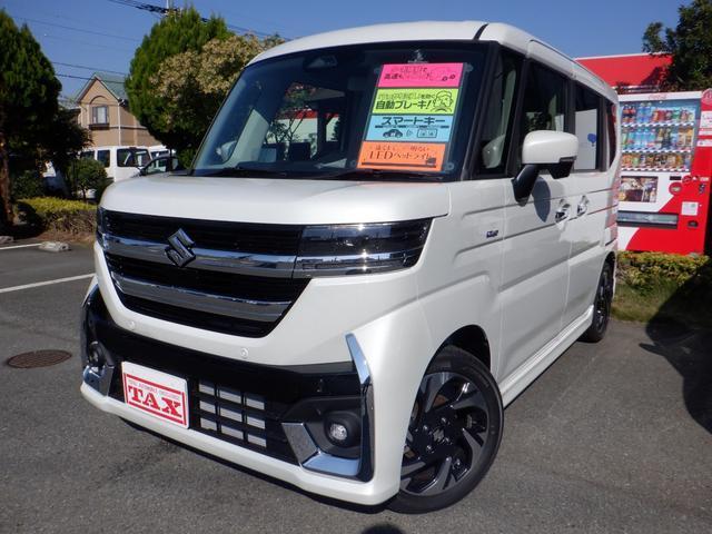 スペーシア　カスタム　ハイブリッドＸＳターボ　届出済未使用車