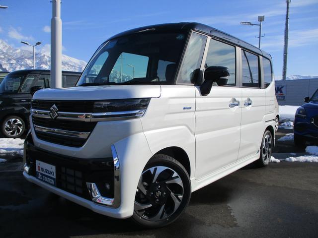 スペーシア　カスタム　４ＷＤ　ＨＹＢＲＩＤ　ＸＳターボ４ＷＤ前後被害軽