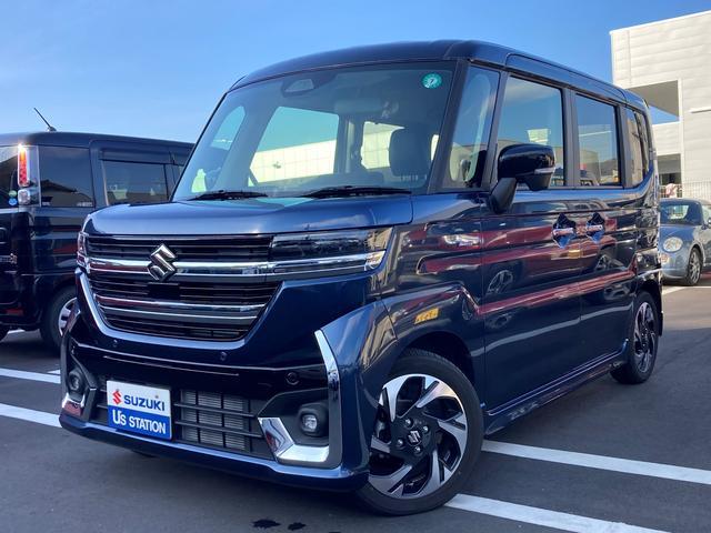 スペーシア　カスタム　ＨＹＢＲＩＤ　ＸＳ　試乗車アップ　電動パ
