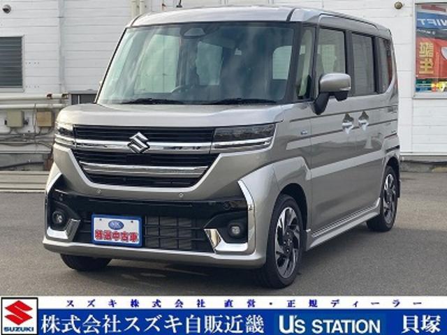 スペーシア　カスタム　４ＷＤ　カスタムＨＹＢＲＩＤ　ＸＳ　４ＷＤ／全方