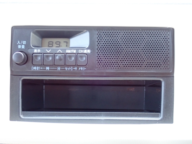 ラジオが付いてます。