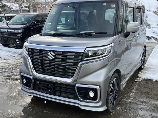 スペーシア　カスタム　４ＷＤ　ハイブリッドＸＳターボ　４ＷＤ　☆ナビ・