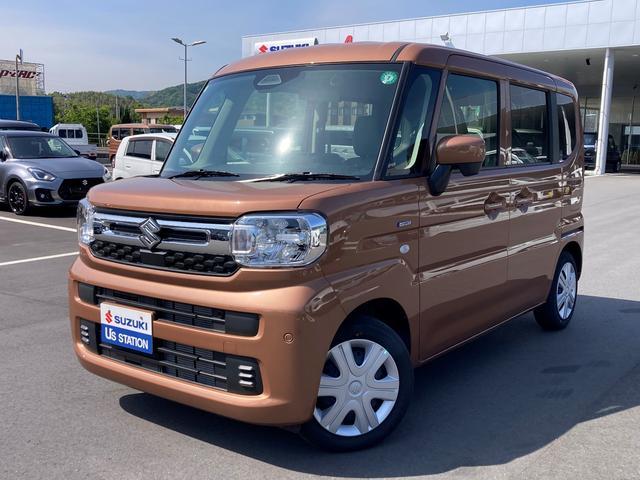 スペーシア　ＨＹＢＲＩＤ　Ｘ　試乗車アップ　電動パー
