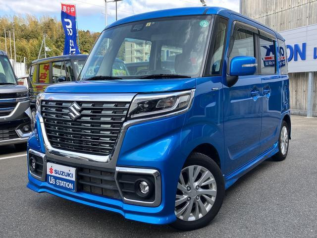 スペーシア　カスタム　カスタム　ＨＹＢＲＩＤ　ＧＳ　前後ブレー