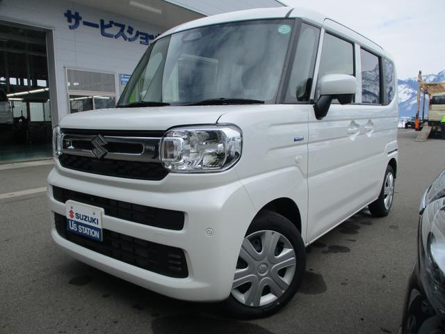 スペーシア　４ＷＤ　ＨＹＢＲＩＤ　Ｘ　４ＷＤ前後被害軽減ブレ