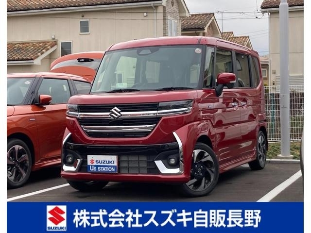スペーシア　カスタム　４ＷＤ　ＨＹＢＲＩＤ　ＸＳターボ　４ＷＤ　ナビ全