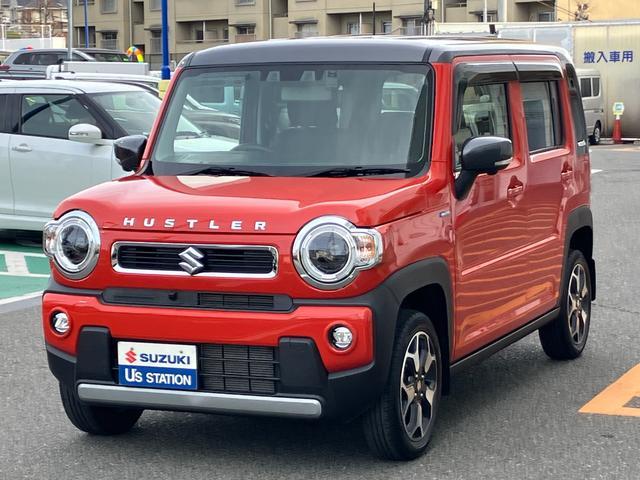 ハスラー　ＨＹＢＲＩＤ　Ｘ　被害軽減ブレーキ　全方