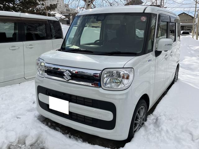 スペーシア　４ＷＤ　ハイブリッドＸ　４ＷＤ　☆純正８インチナ