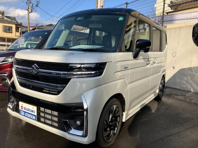 スペーシア　カスタム　カスタム　ＨＹＢＲＩＤ　ＸＳターボ　　★