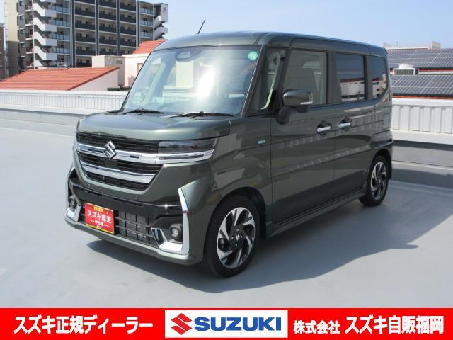 スペーシア　カスタム　ＨＹＢＲＩＤ　ＸＳ　全方位モニター付ナビ