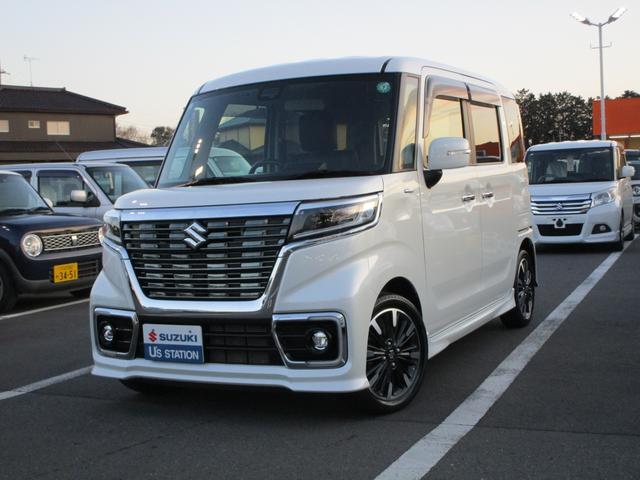 スペーシア　カスタム　カスタム　ＨＹＢＲＩＤ　ＸＳ　８インチナ