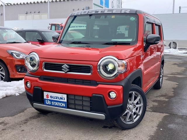 ハスラー　４ＷＤ　ハイブリッドＸ　４ＷＤ　☆純正ナビ・バッ