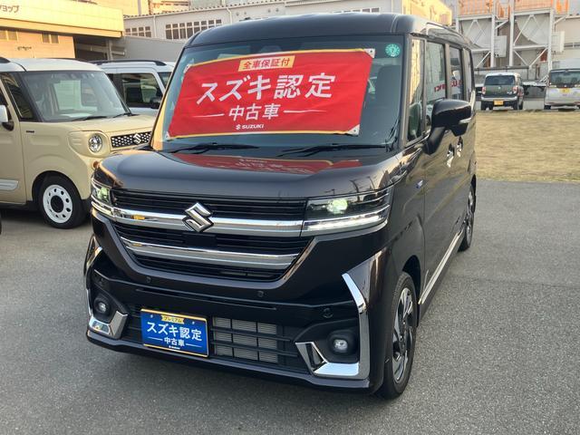 スペーシア　カスタム　カスタム　ＨＹＢＲＩＤ　ＸＳ前後衝突被害