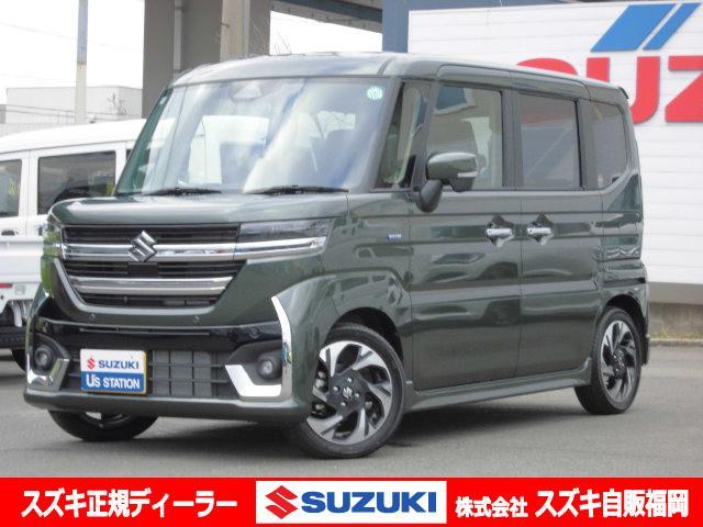 スペーシア　カスタム　ＨＹＢＲＩＤ　ＸＳターボ　全方位ナビ装着