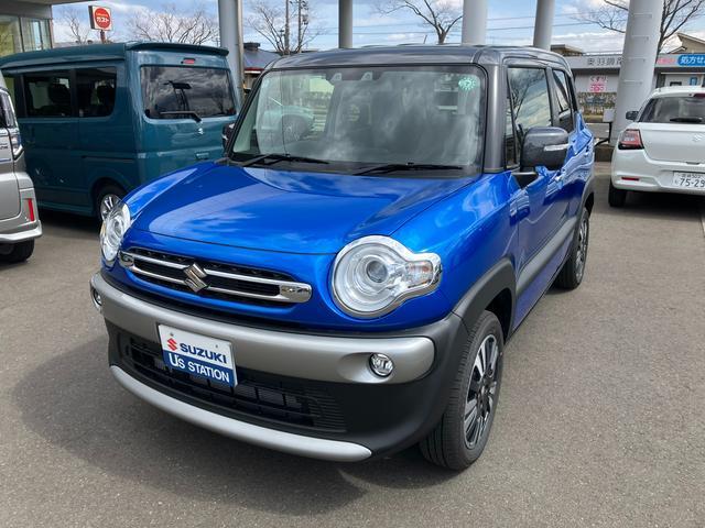 クロスビー　ＨＹＢＲＩＤ　ＭＺ　２ＷＤ・ＣＶＴ　衝突