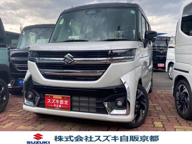 スペーシア　カスタム　ＨＹＢＲＩＤ　ＸＳターボ　純正９インチナ